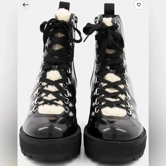 SOLD SOLD SOLD / STEVE MADDEN GRADY SHERPA LINED COMBAT BOOTS 8 NEVER WORN - Picture 2 of 13